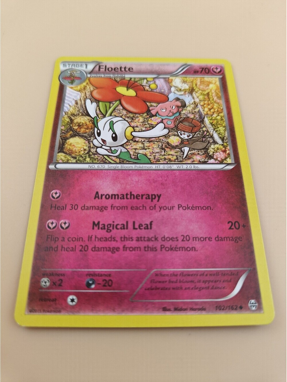 Pokémon TCG Floette 102/162 BREAKthrough Uncommon Near Mint